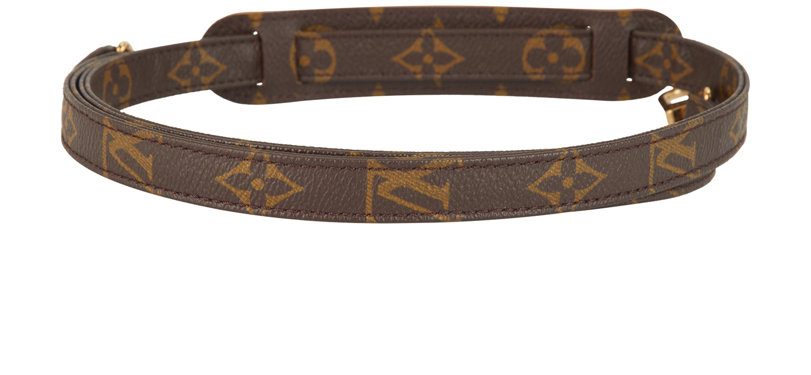 Louis Vuitton Vintage Thin Bag Strap, &pound;195, Accessories, Brown, Canvas, Back view